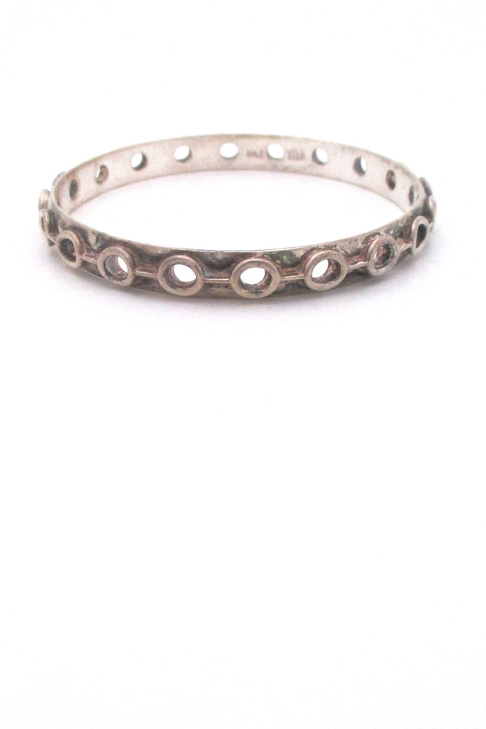 Juhls Norway vintage pierced silver bangle bracelet – Samantha Howard ...