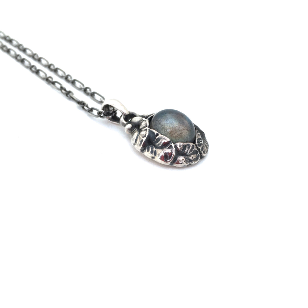 Georg Jensen 'Annual Heritage' labradorite pendant necklace ~ 1997