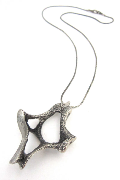 Canadian Modernist Robert Larin openwork necklace