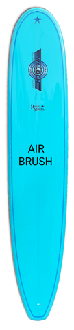 blue air brushed board