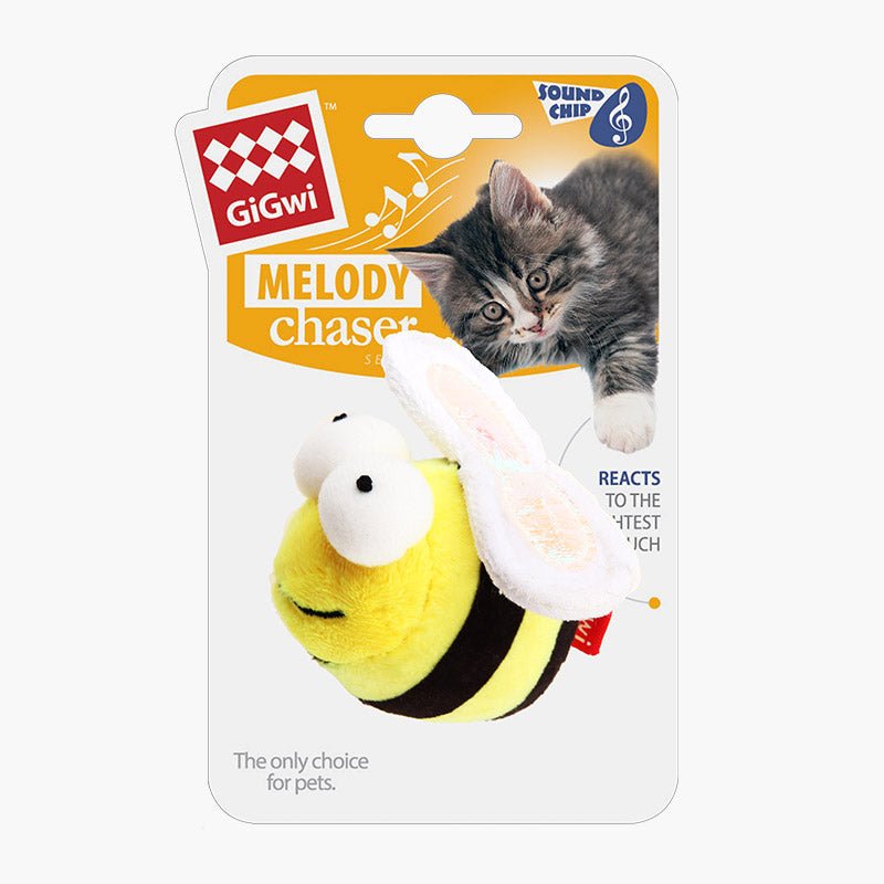 Melody Chaser Motion Activated Cat Toy - Cricket, Realistic Cricket Sound  & Hunting Fun