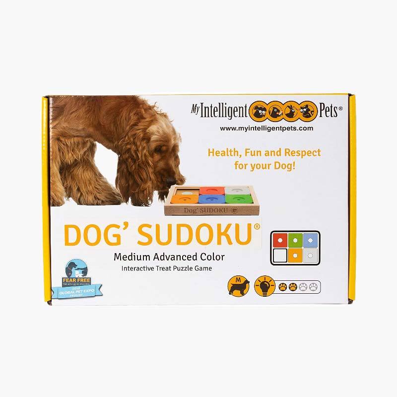 My Intelligent Pets Interactive Puzzle Game - Dog' Sudoku® Medium - Advanced Colour - CreatureLand