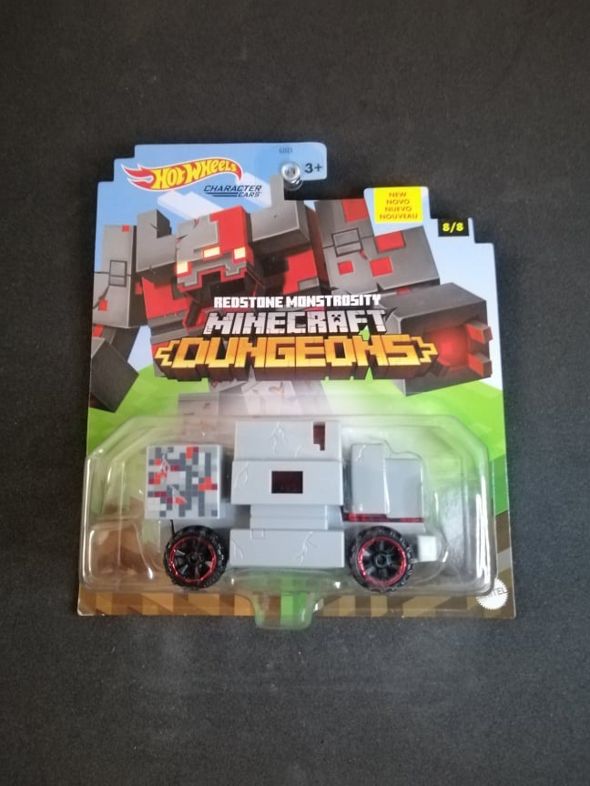 Redstone Monstrosity Minecraft Dungeons Character Car Hot Wheels