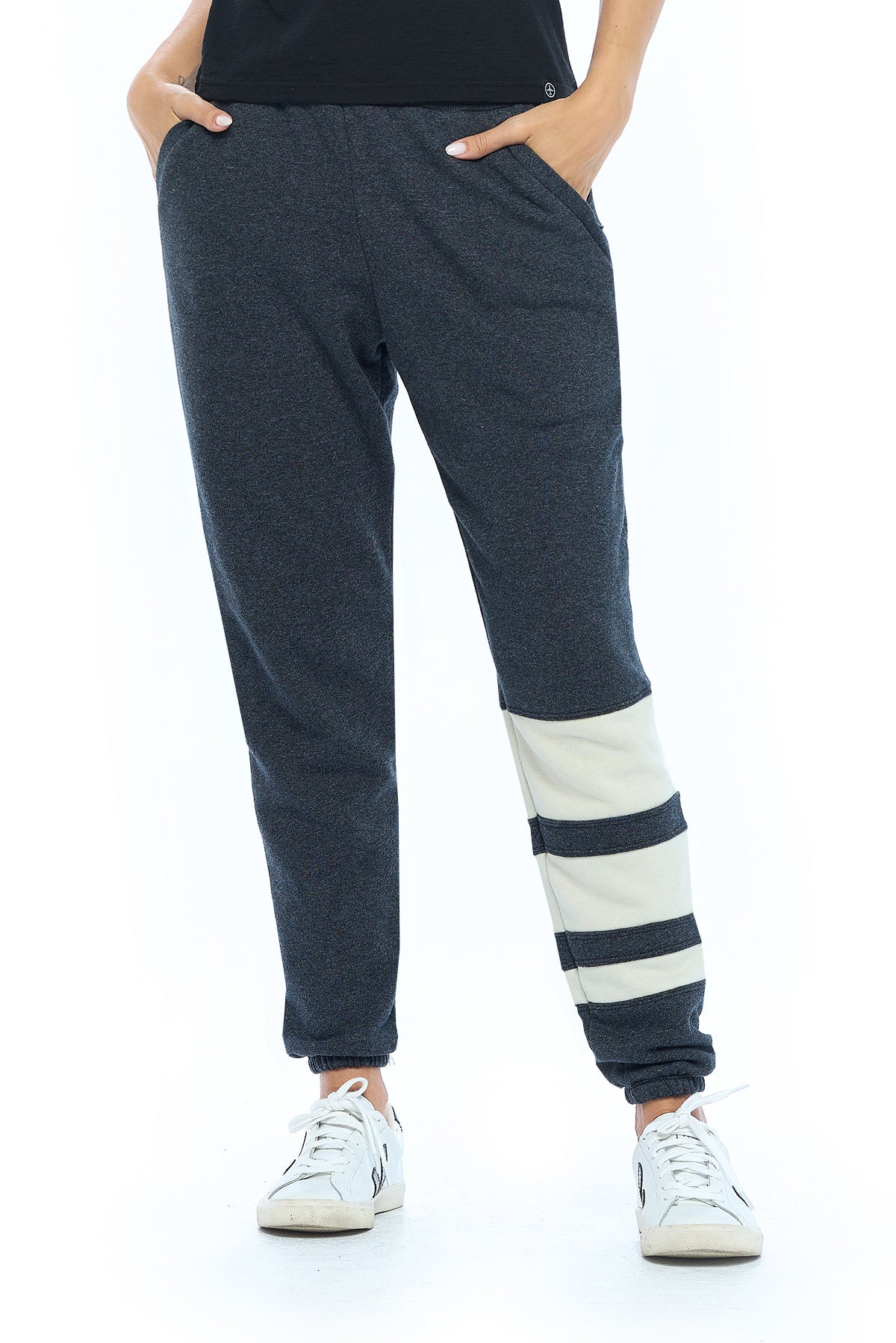 Fly. (First Love Yourself) Classic Lounge Sweats: Midnight Black