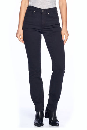 Best Travel Jeans in the World for Women, Comfort Slim Straight, Black ...