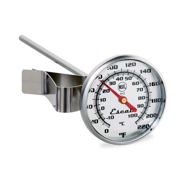 12 Long Probe Food Grade S.Steel Dial Thermometer for Home brew Cheese  Making