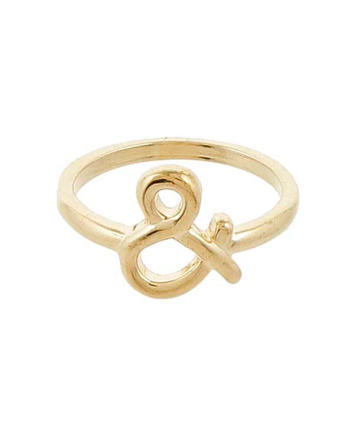 Ampersand Sign Ring - The Shopping Bag