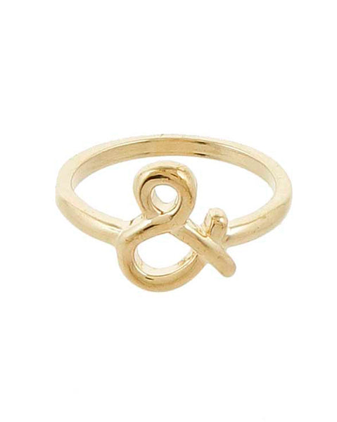 Ampersand Sign Ring - The Shopping Bag