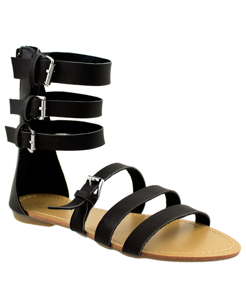 Looping You In Gladiator Sandals - The Shopping Bag