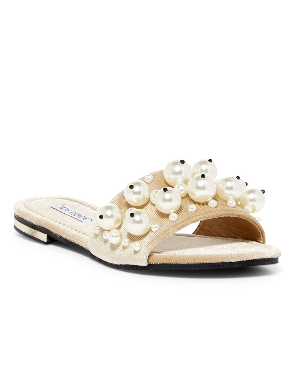 Toast to Life Pearl Embellished Velvet Sandals