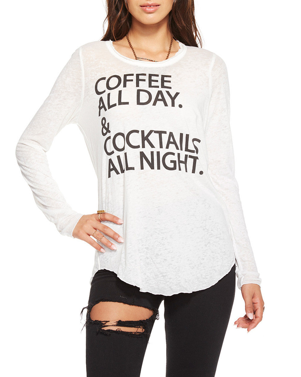 Coffee and Cocktails Long Sleeve Tee