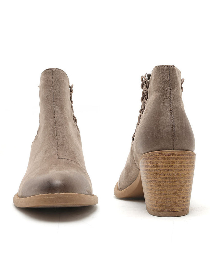 Sidewalk Strut Woven Ankle Booties - The Shopping Bag