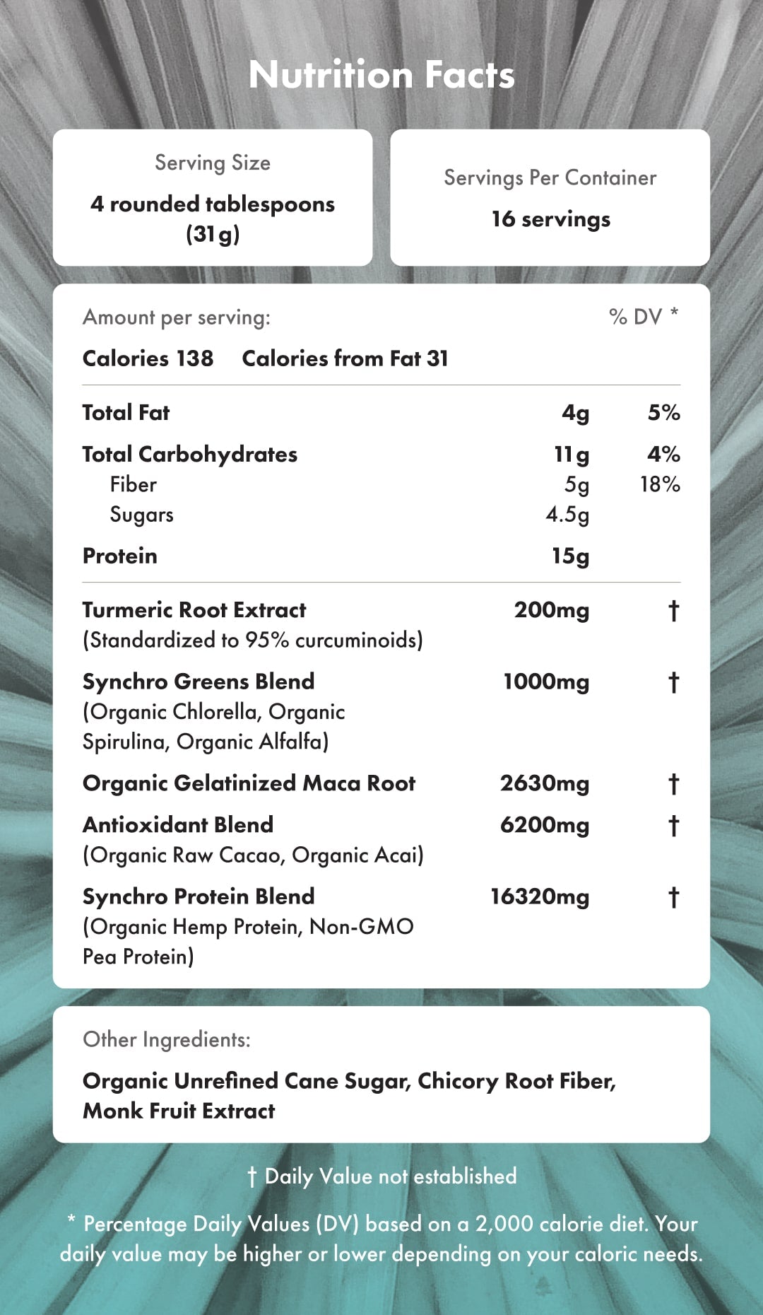 Genesis Nutrition Facts