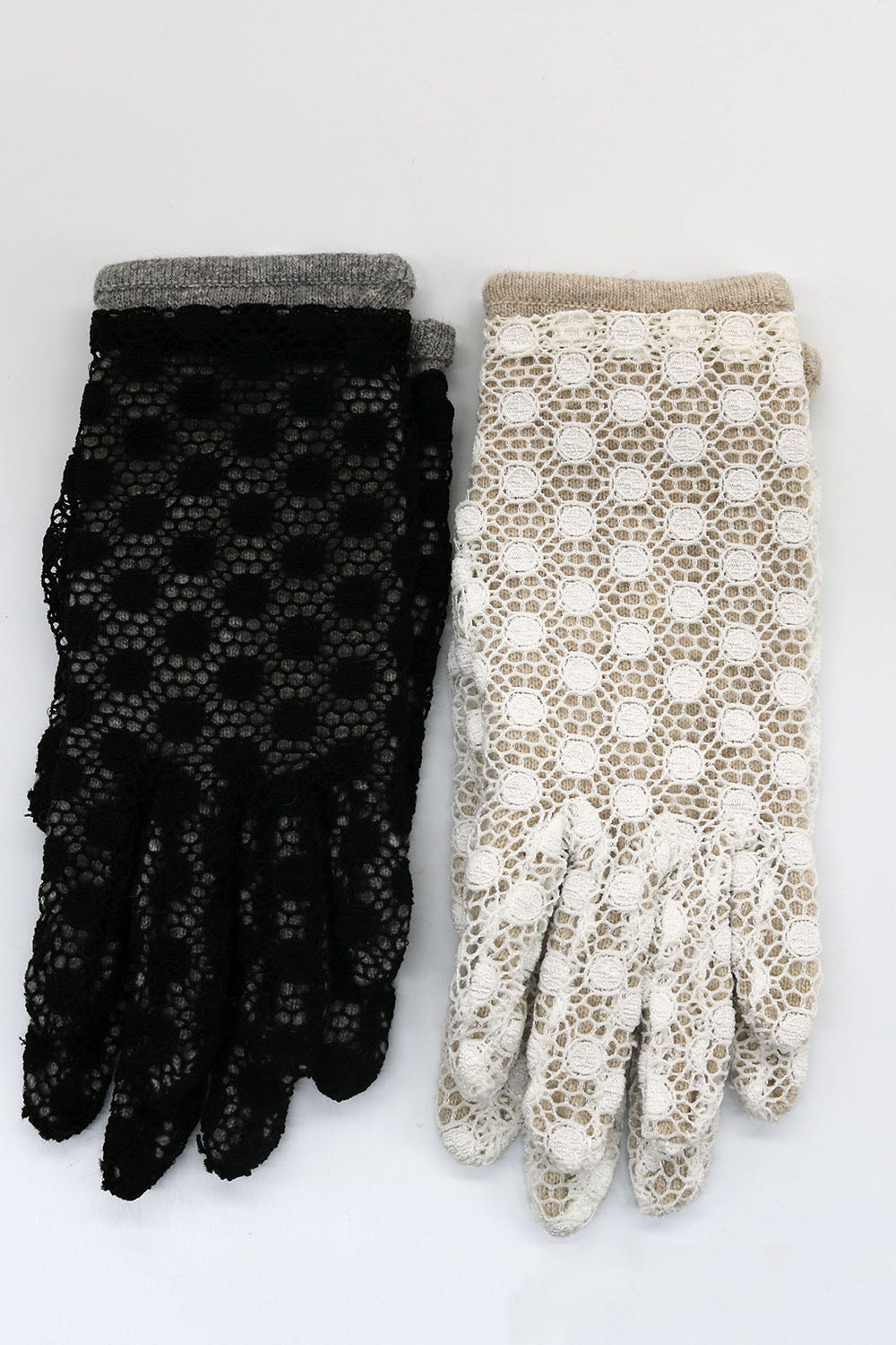 LACE GLOVE WITH LINING