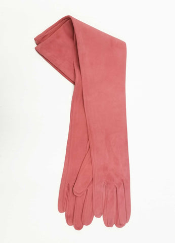 long suede gloves