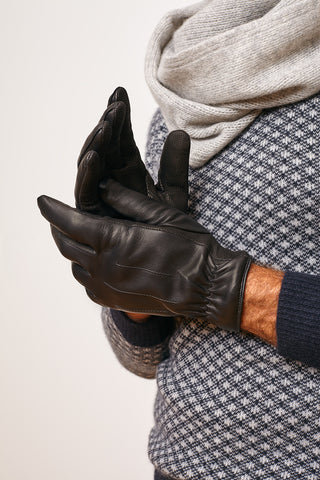 cashmere leather gloves