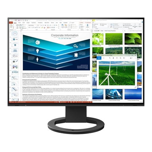 EIZO FlexScan EV2480-BK 24 Inch Full HD Monitor - Black — Color