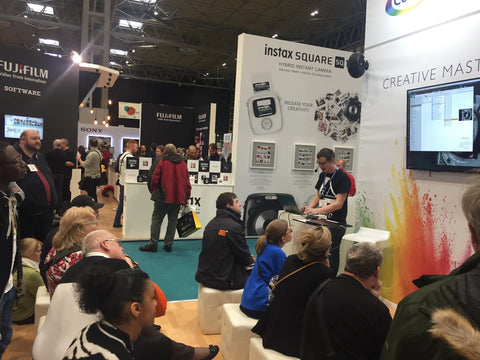 James Ritson presenting at the Color Confidence stand