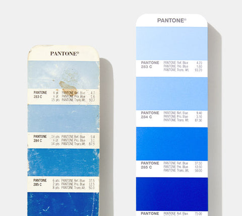 Faded Pantone Guide