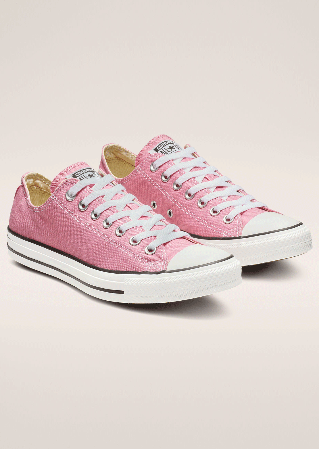 pink converse low