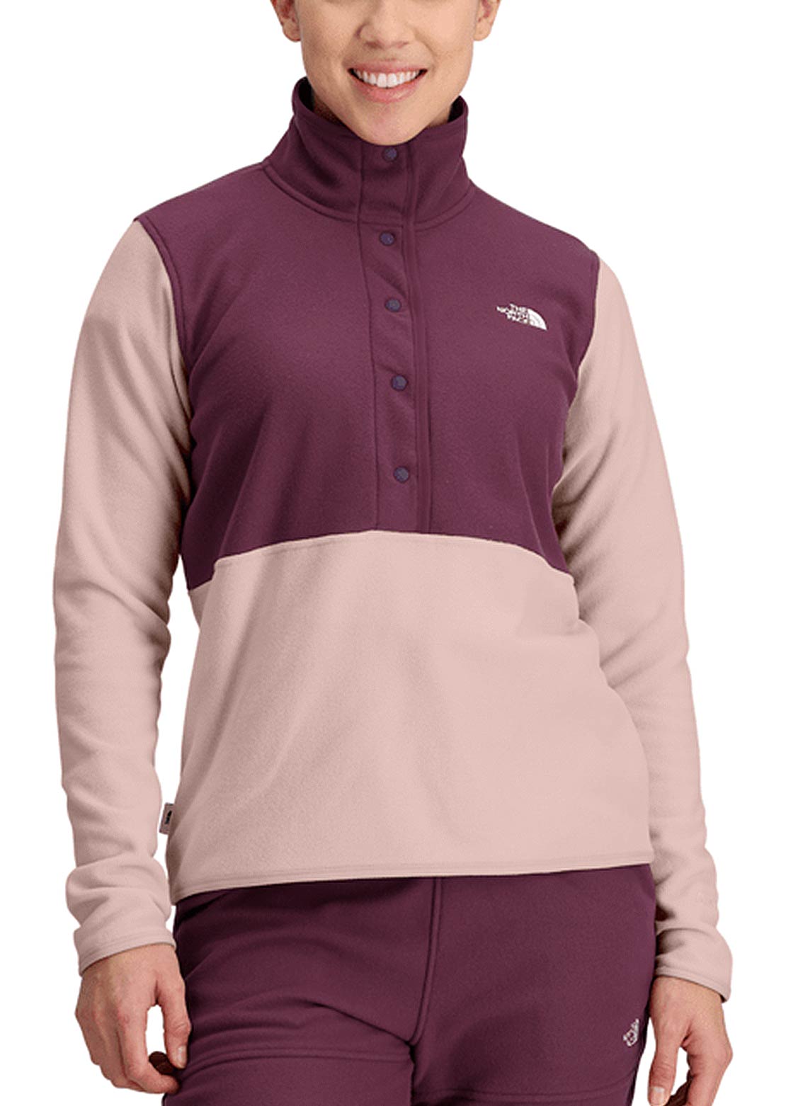 The North Face Women's Denali Crop Pullover - PRFO Sports