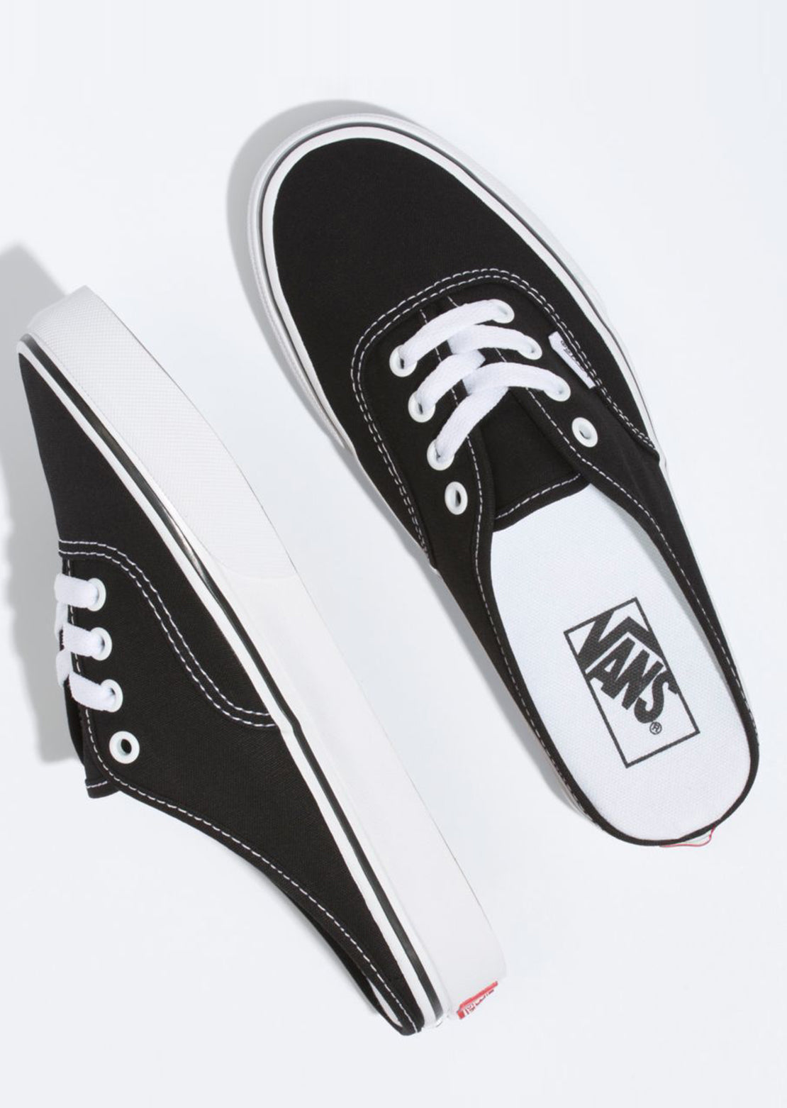 black vans womens authentic