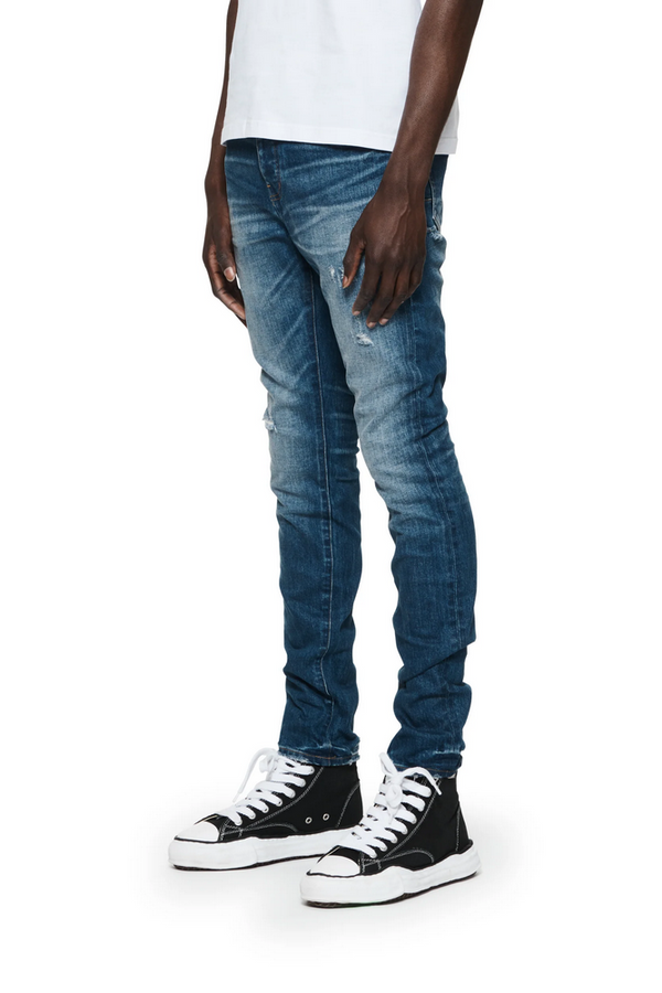 Purple Brand Jeans P001 Low Rise Skinny Black Raw – BLVD