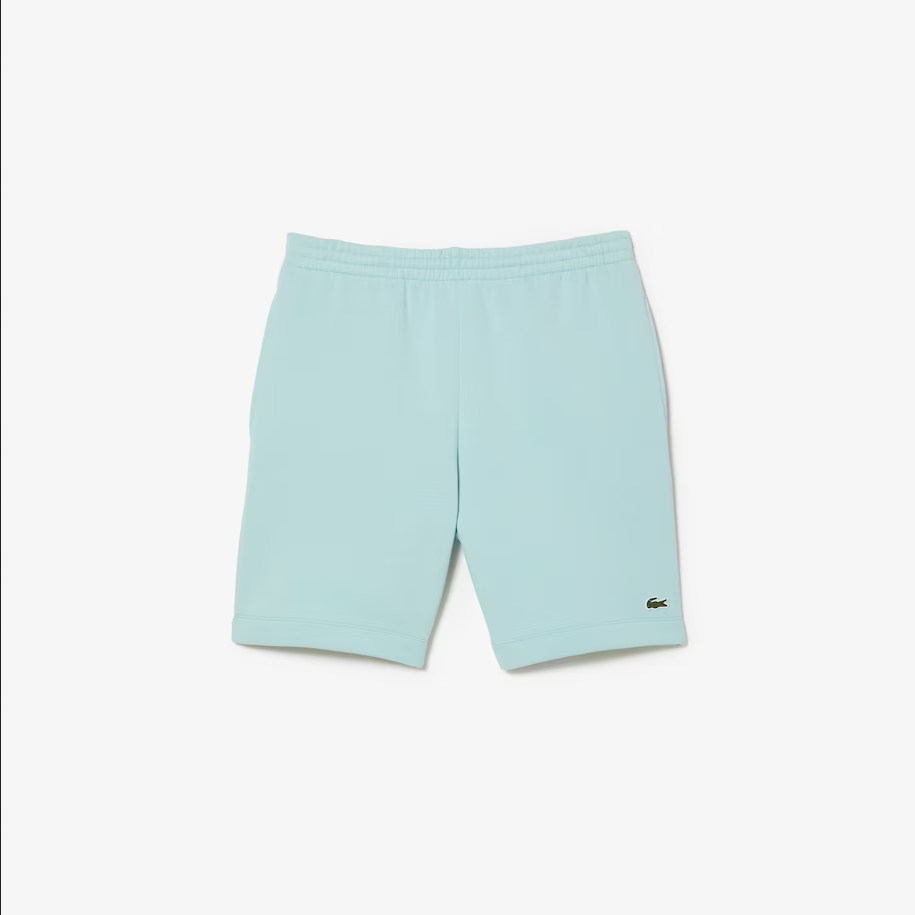 Lacoste Men's Organic Brushed Cotton Fleece Shorts - Mint LGF – BLVD