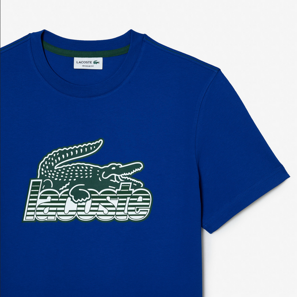 Lacoste x Minecraft Men's T-Shirt Blue TH5038-00-L99