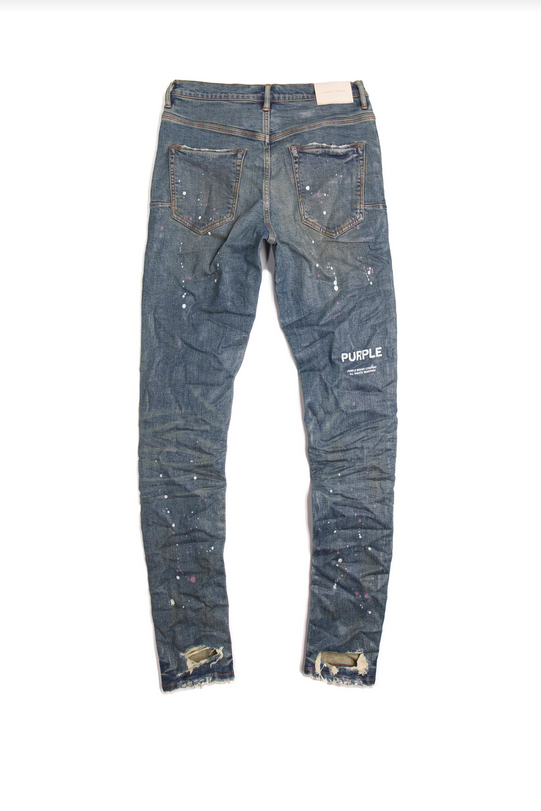 Purple Brand Jeans Mid Indigo Camo Repair P001-micr – BLVD