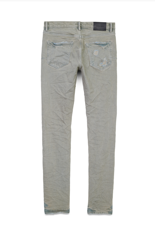Purple Brand Jeans P001 Low Rise Skinny Reverse Grey Dirty Repair P001 –  BLVD