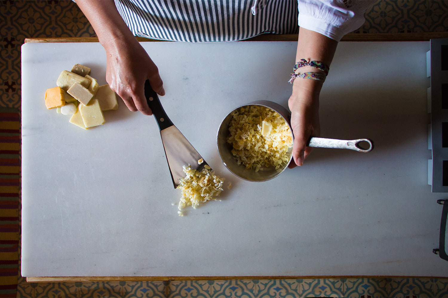 Grated natural soap. Long live natural soap.