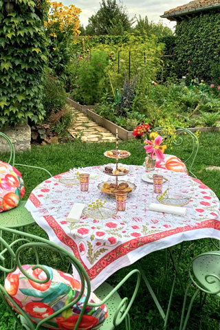 La hora del té en el jardín de Los Jabones de mi Mujer