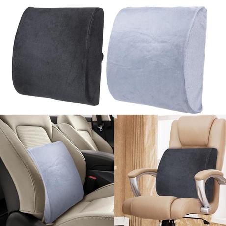 Car Seat Cushion Lumbar Support Pillow For Car-memory Foam Car Back Support  For Driving Fatigue / Back Pain Relief Tw