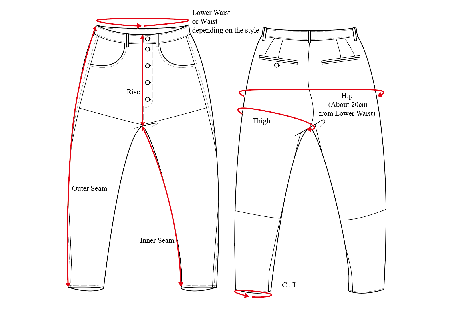 Size Guide – Christopher Nemeth