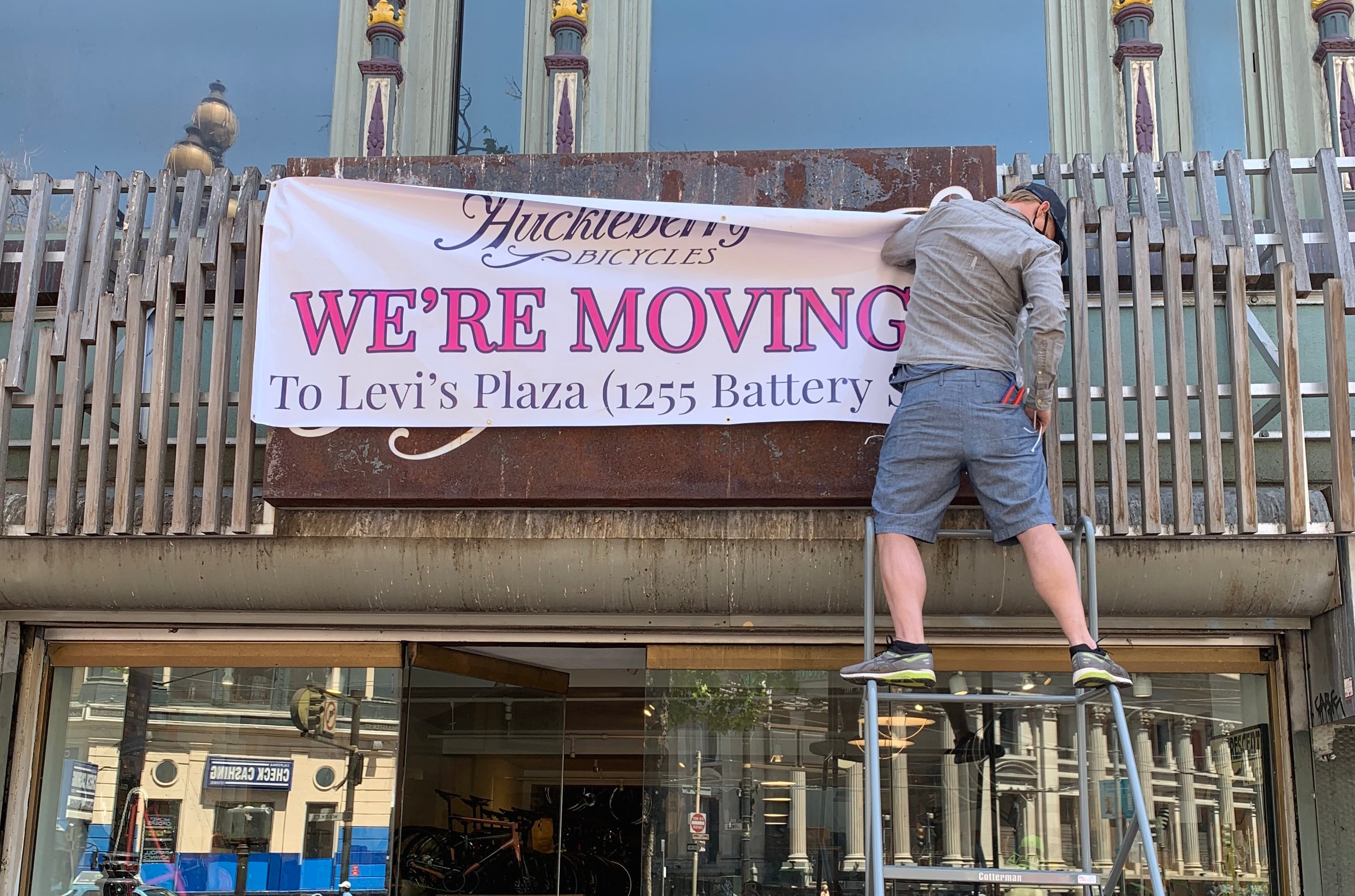 We Are Moving (To Levi's Plaza) - Huckleberry Bicycles