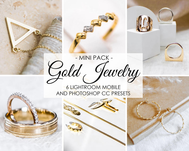Gold Jewelry - Jewelry Photo Editing, Yellow Gold Jewellery Presets ...