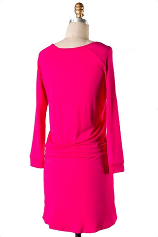 The Weekender Tie Waist Dress - Pink – Daily Chic