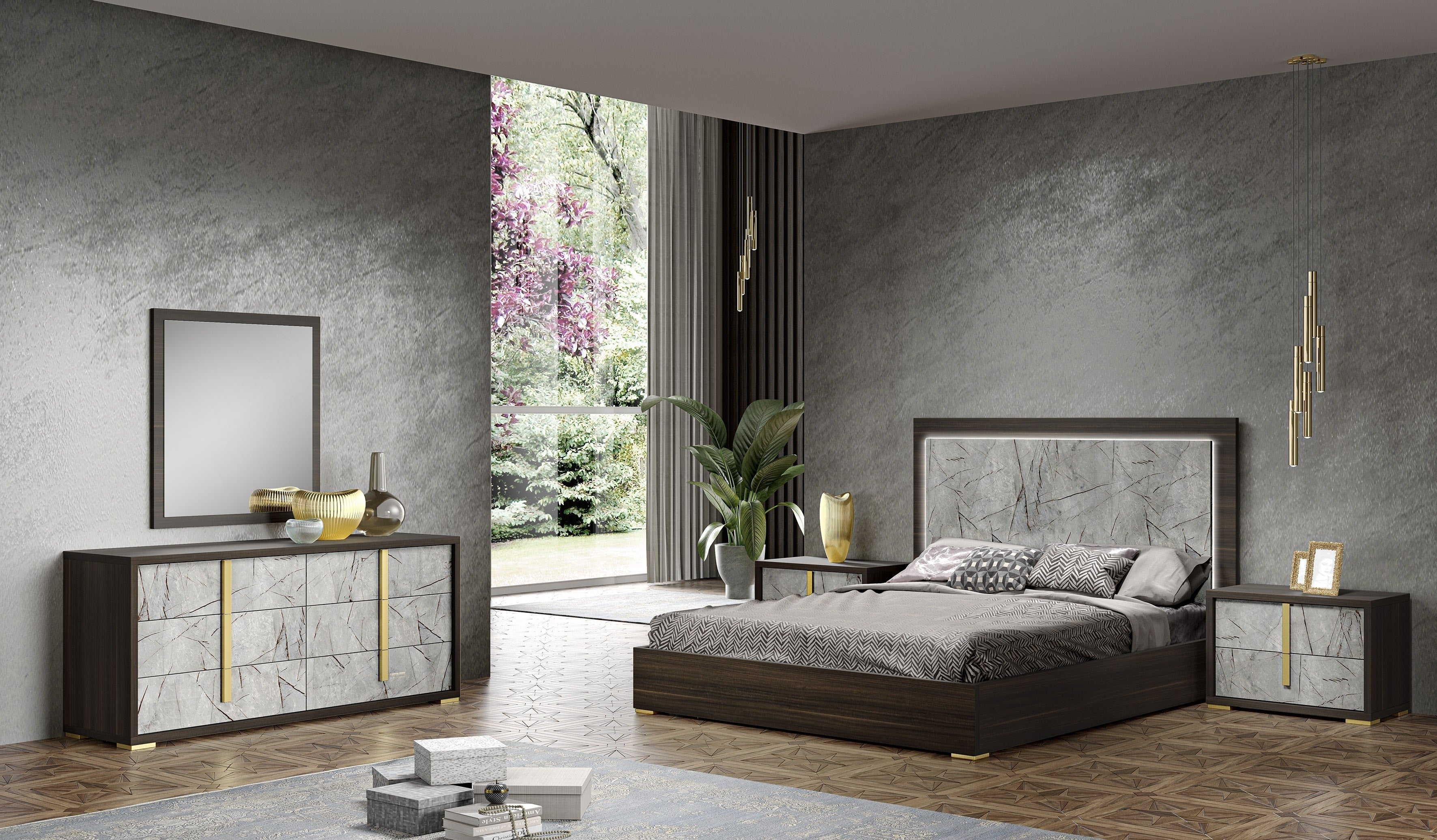 Palermo White Bedroom Set (Queen)-Buy ($1354) in a modern