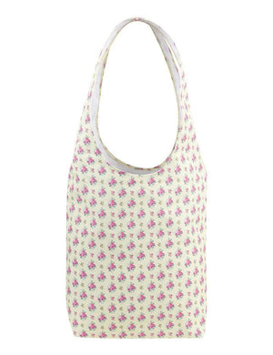 wildflower vintage floral tote bag