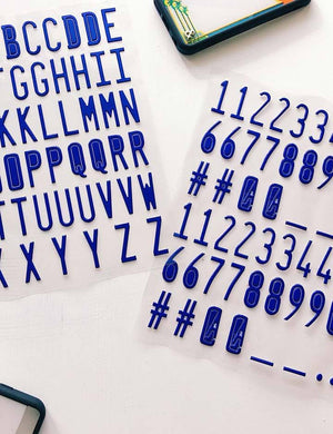 Alphabet Sticker Pack.