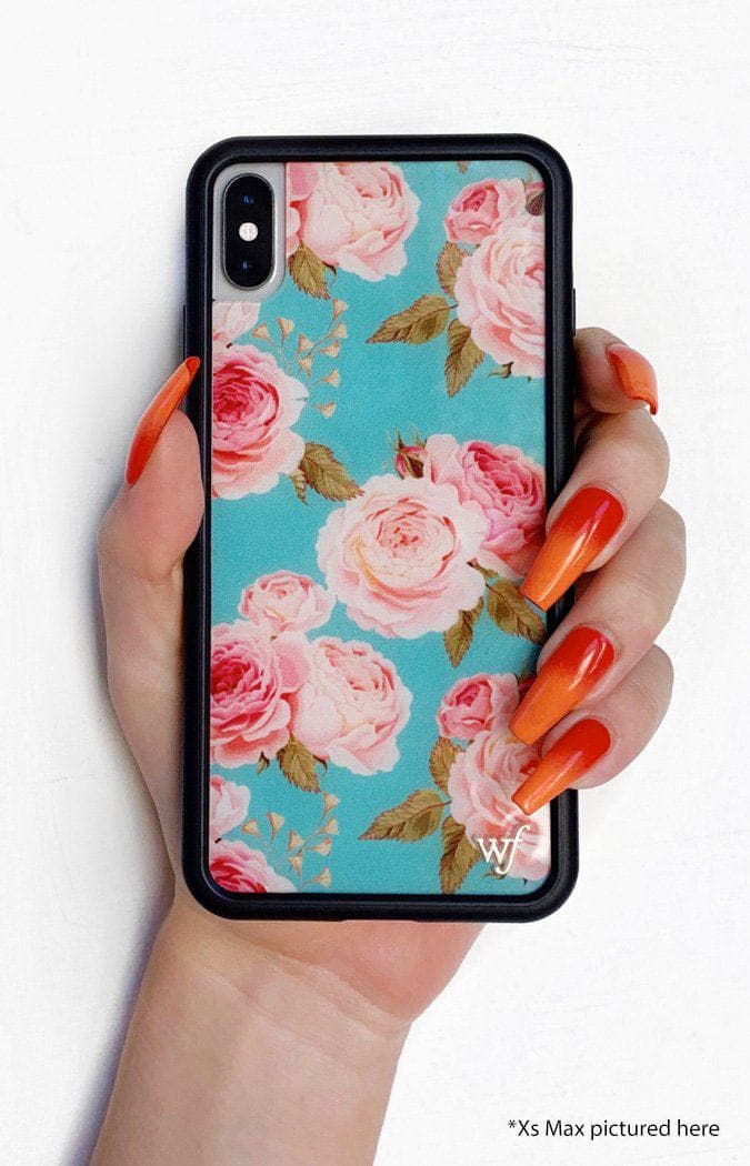 Floral iPhone Xr Case | Blue - Wildflower Cases