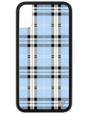 Plaid iPhone X/Xs Case | Blue