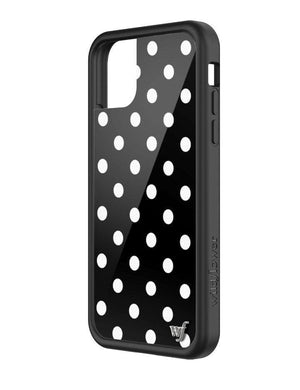 Polka Dot iPhone 11 Case | Black and White