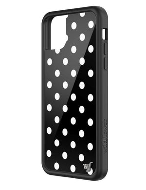 Polka Dot iPhone 11 Pro Max Case | Black and White