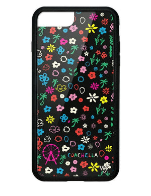 Coachella Black iPhone 6+/7+/8+ Plus Case.