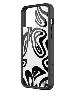 Jaded London Monochrome Swirl iPhone 12 Pro Max Case