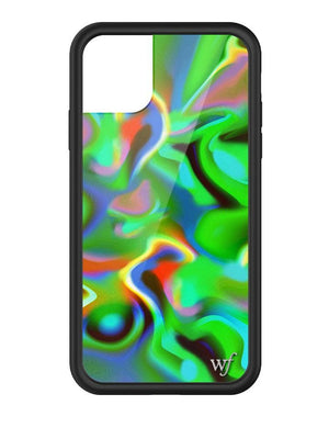 Jaded London Trippy Green iPhone 11 Pro Max Case.