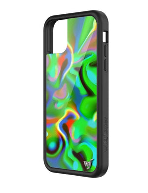 Jaded London Trippy Green iPhone 11 Pro Case.