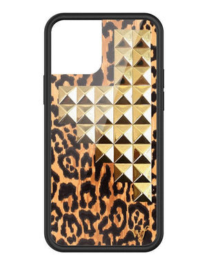 wildflower leopard love stud iphone 12/12pro